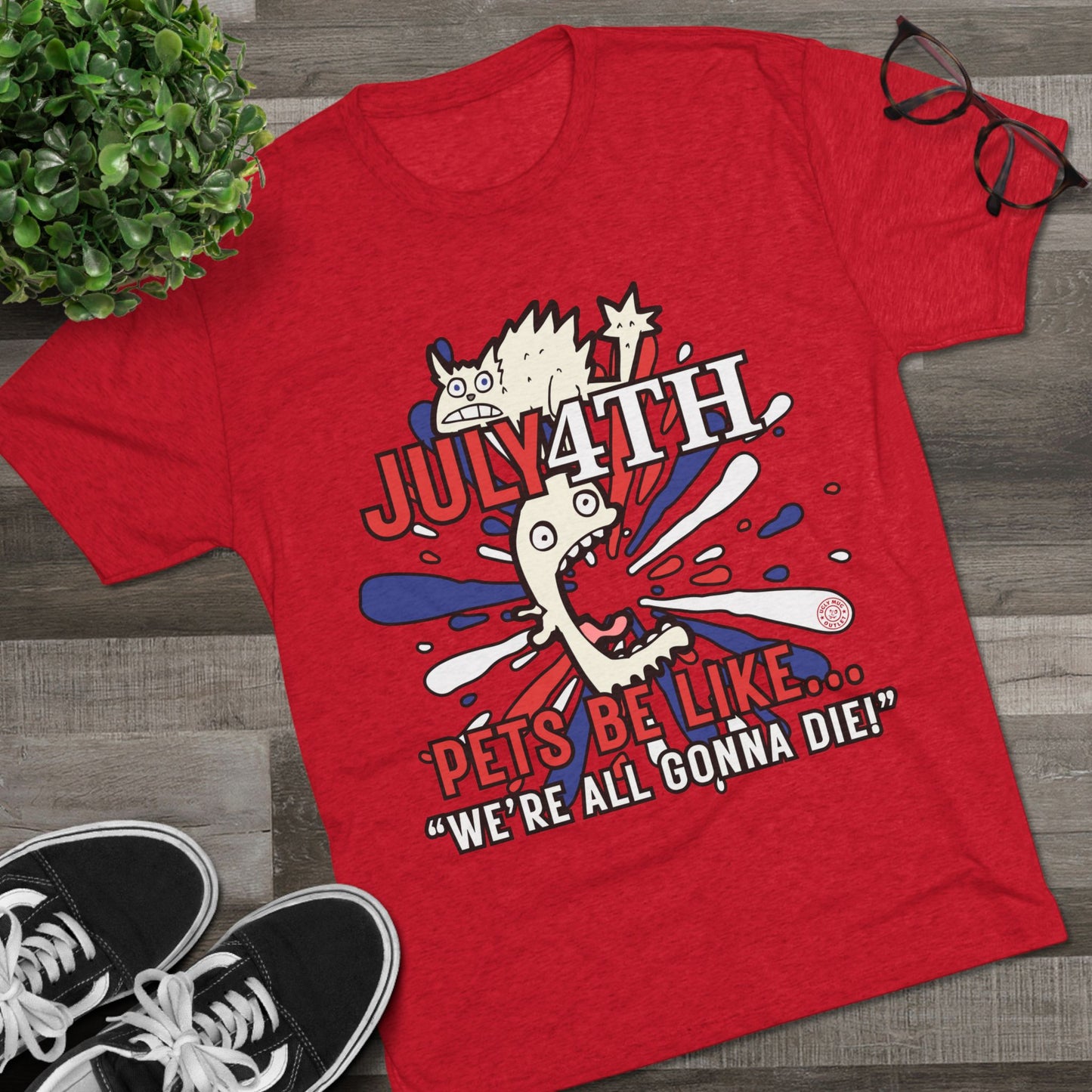 July 4th & Pets Tee